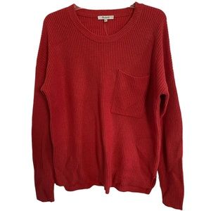 Madewell Thompson Front Pocket Pullover Sweater Women’s Size M